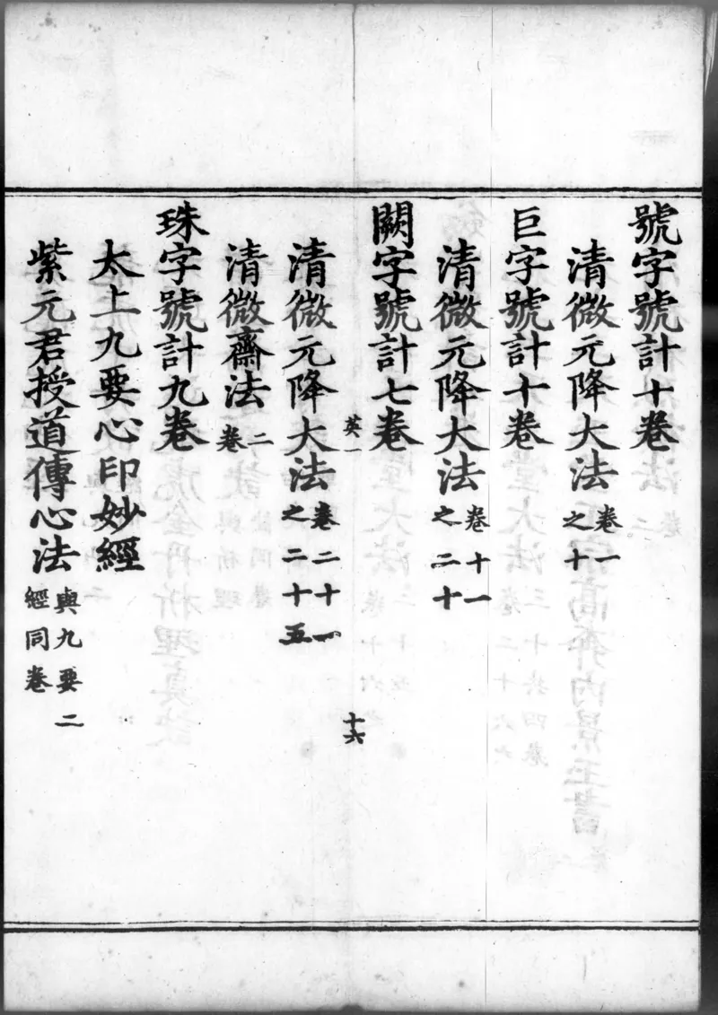 正统道藏.00.目录.明正统十年内府刊本.灰度胶片_绝版书_天涯系列_t涯_绝版古籍电子书合集（13大类）_道家_道藏（七套）