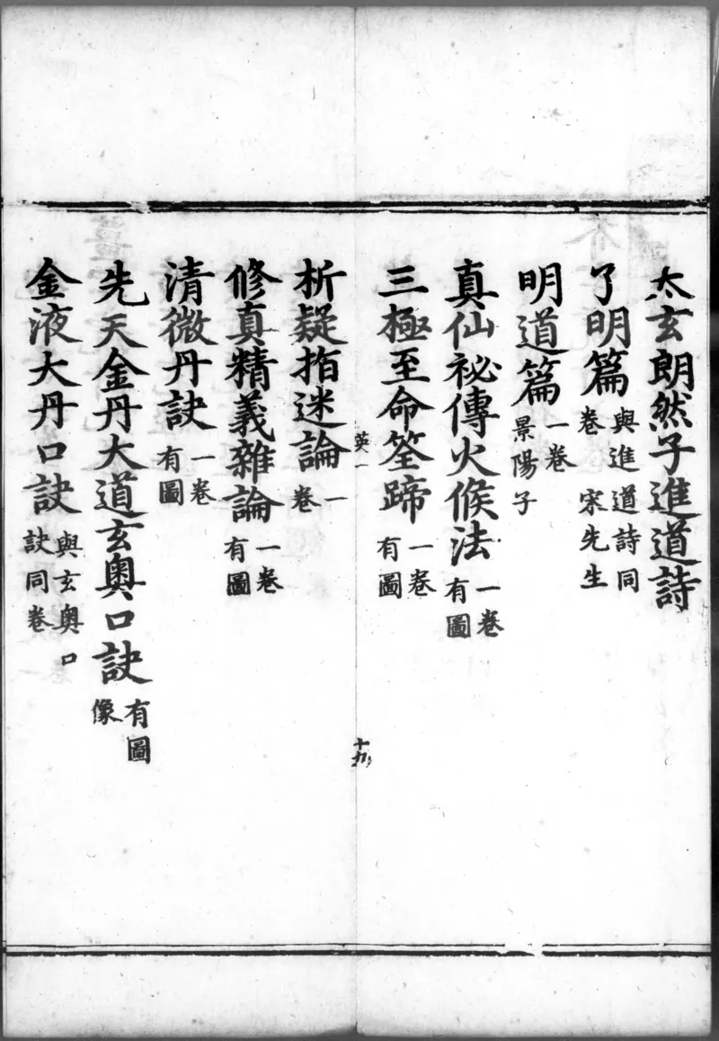 正统道藏.00.目录.明正统十年内府刊本.灰度胶片_绝版书_天涯系列_t涯_绝版古籍电子书合集（13大类）_道家_道藏（七套）