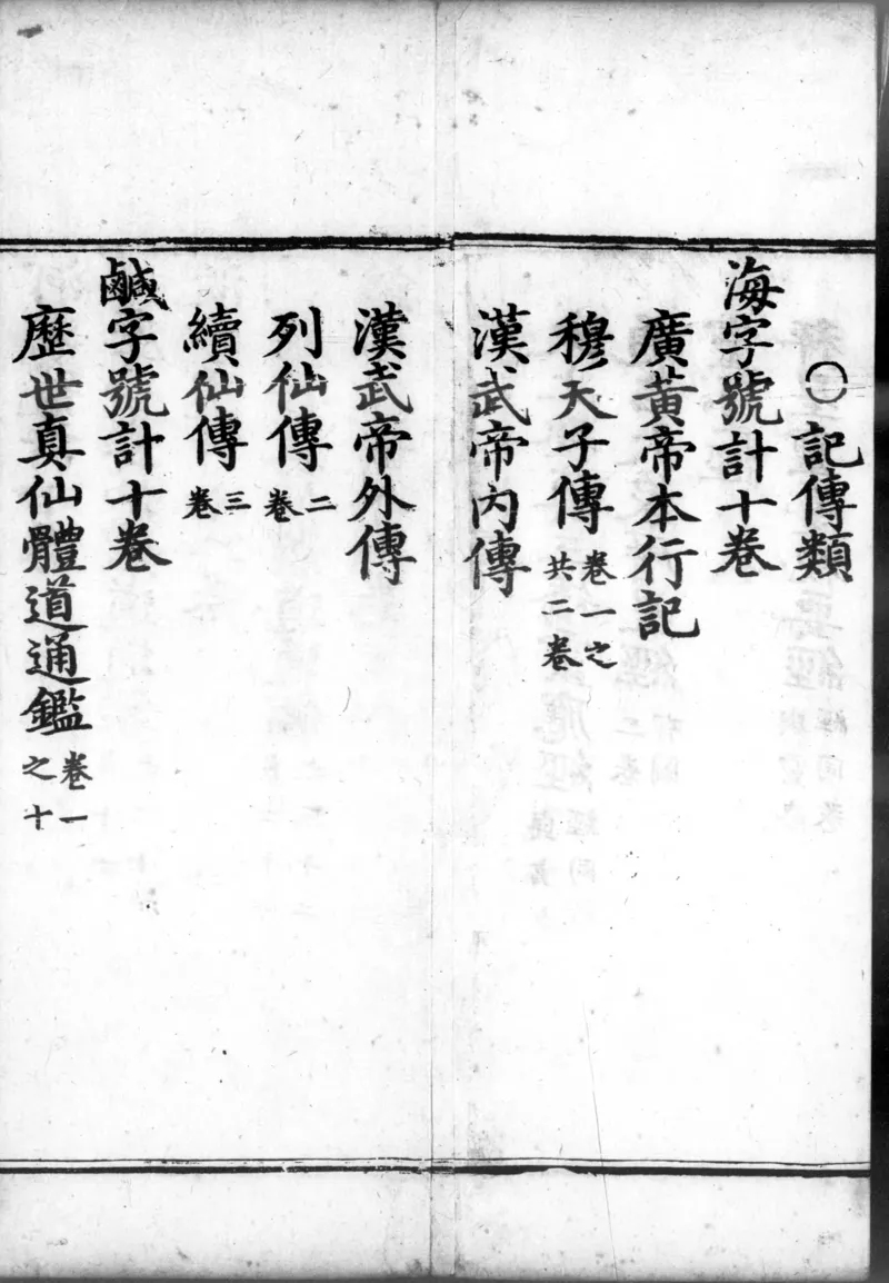 正统道藏.00.目录.明正统十年内府刊本.灰度胶片_绝版书_天涯系列_t涯_绝版古籍电子书合集（13大类）_道家_道藏（七套）