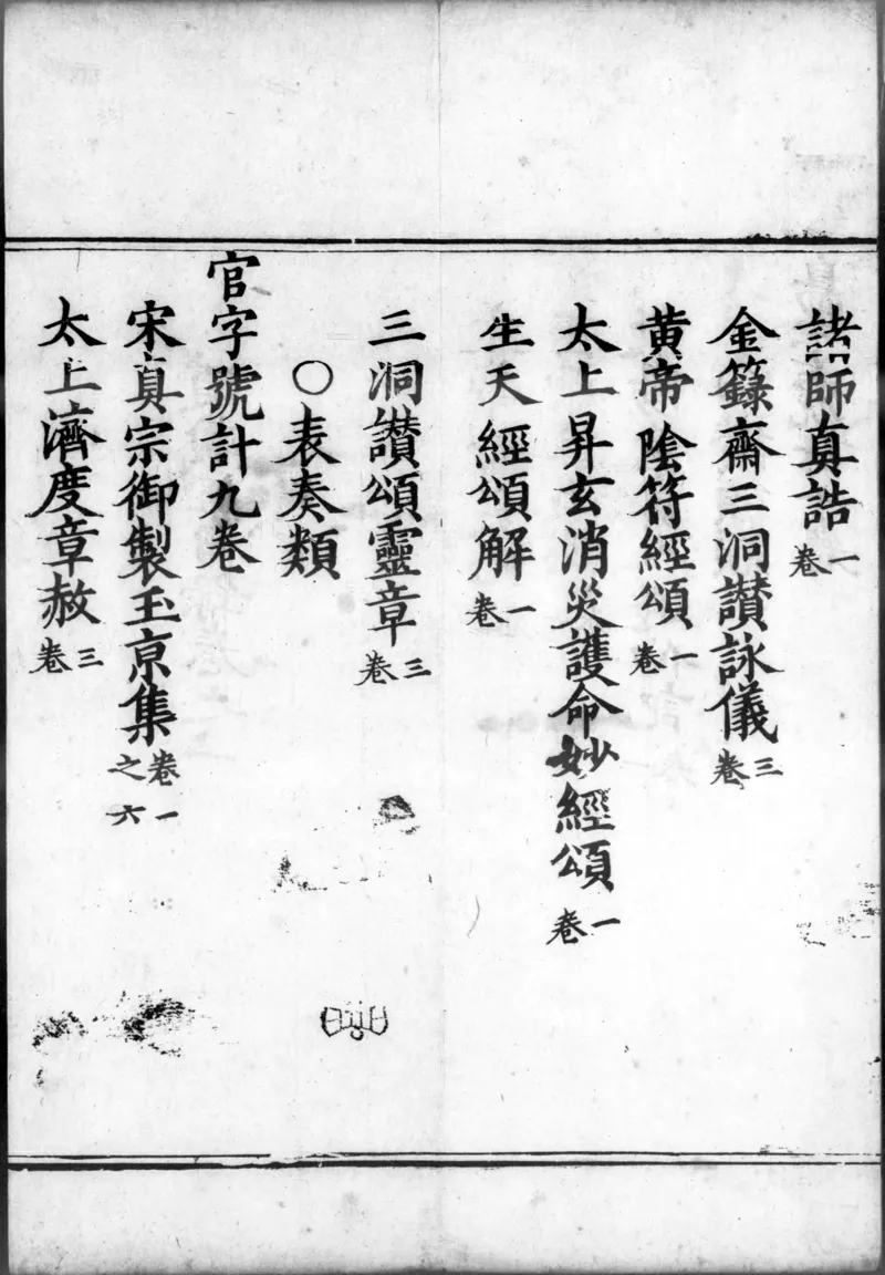 正统道藏.00.目录.明正统十年内府刊本.灰度胶片_绝版书_天涯系列_t涯_绝版古籍电子书合集（13大类）_道家_道藏（七套）