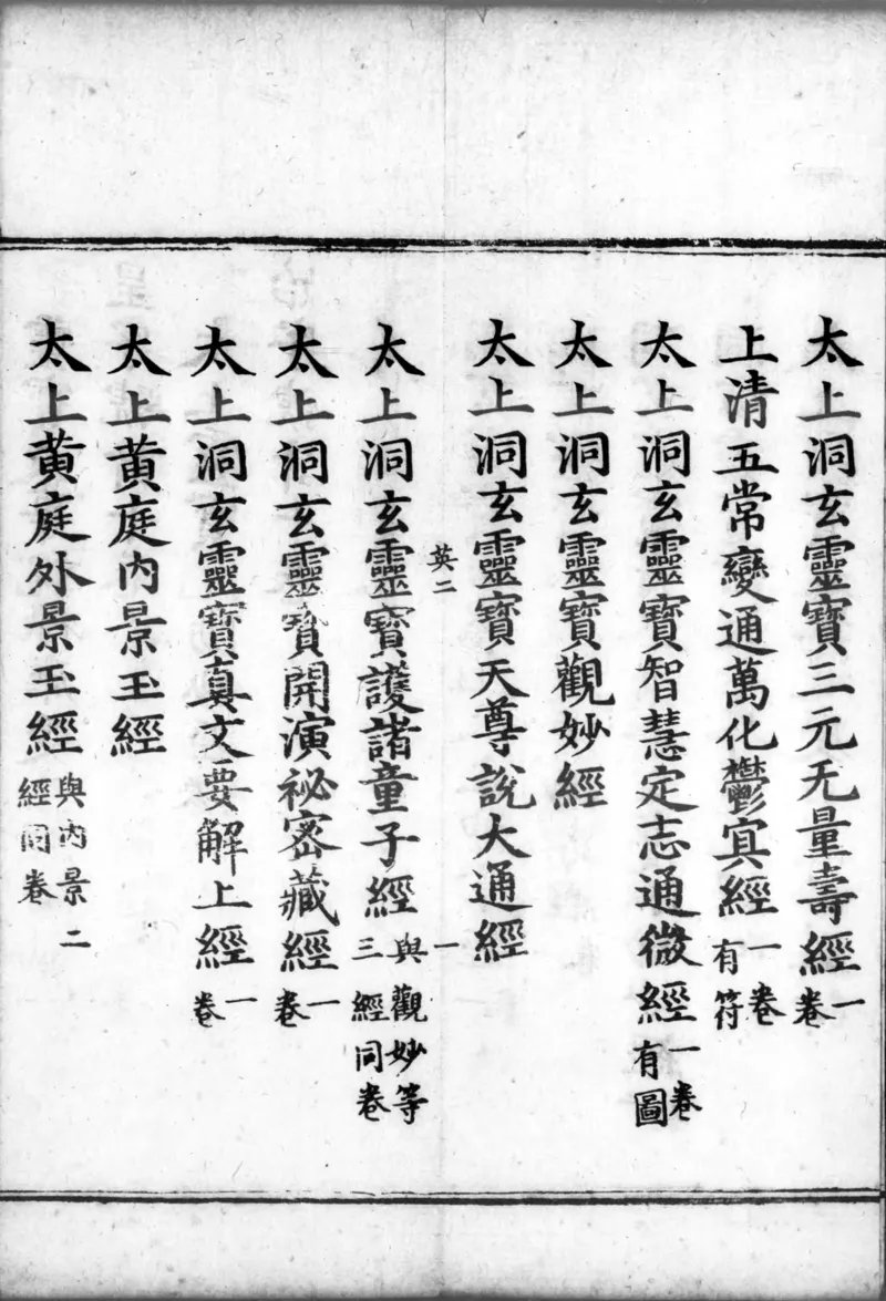 正统道藏.00.目录.明正统十年内府刊本.灰度胶片_绝版书_天涯系列_t涯_绝版古籍电子书合集（13大类）_道家_道藏（七套）