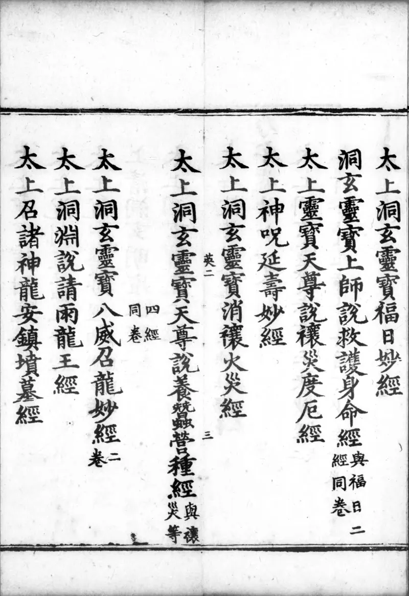 正统道藏.00.目录.明正统十年内府刊本.灰度胶片_绝版书_天涯系列_t涯_绝版古籍电子书合集（13大类）_道家_道藏（七套）