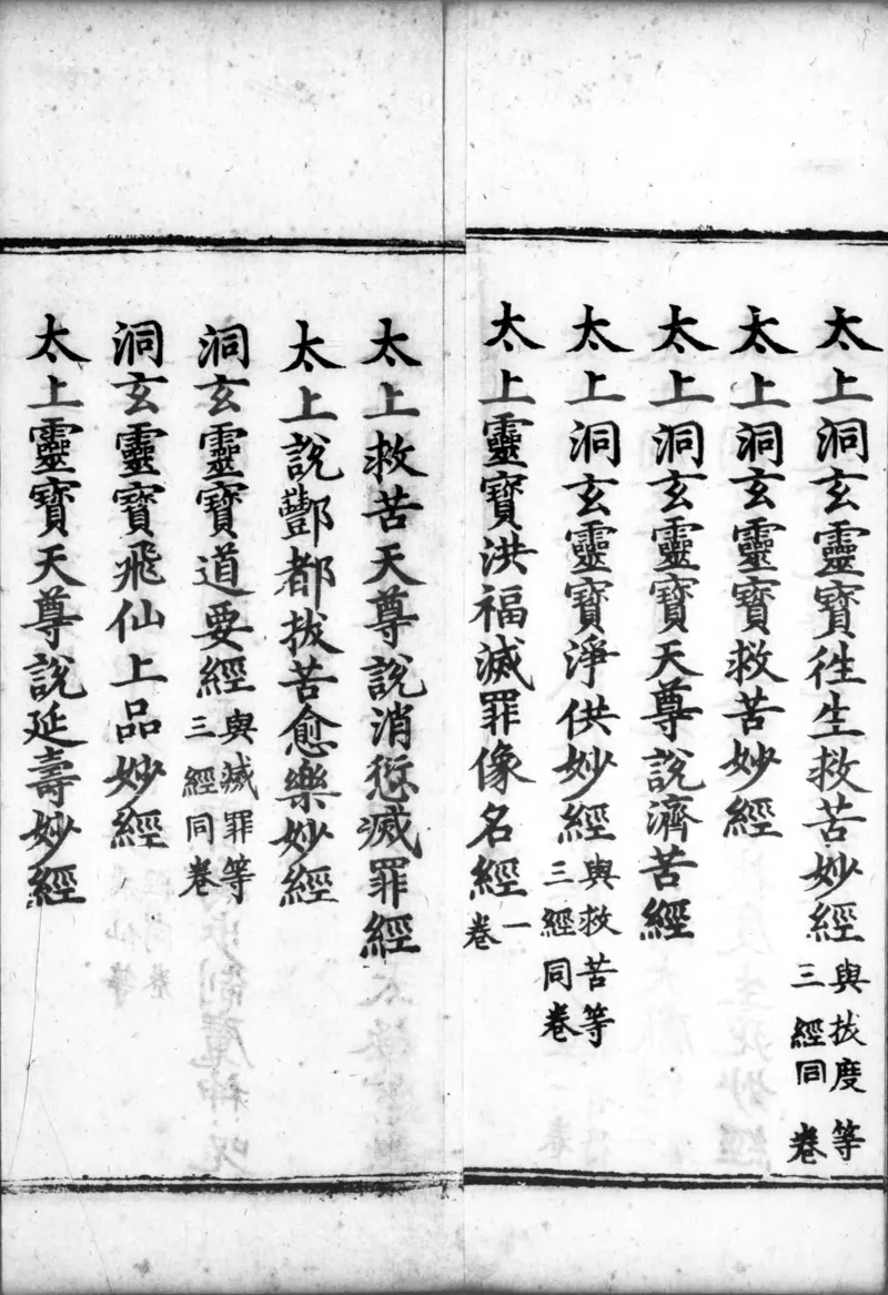 正统道藏.00.目录.明正统十年内府刊本.灰度胶片_绝版书_天涯系列_t涯_绝版古籍电子书合集（13大类）_道家_道藏（七套）