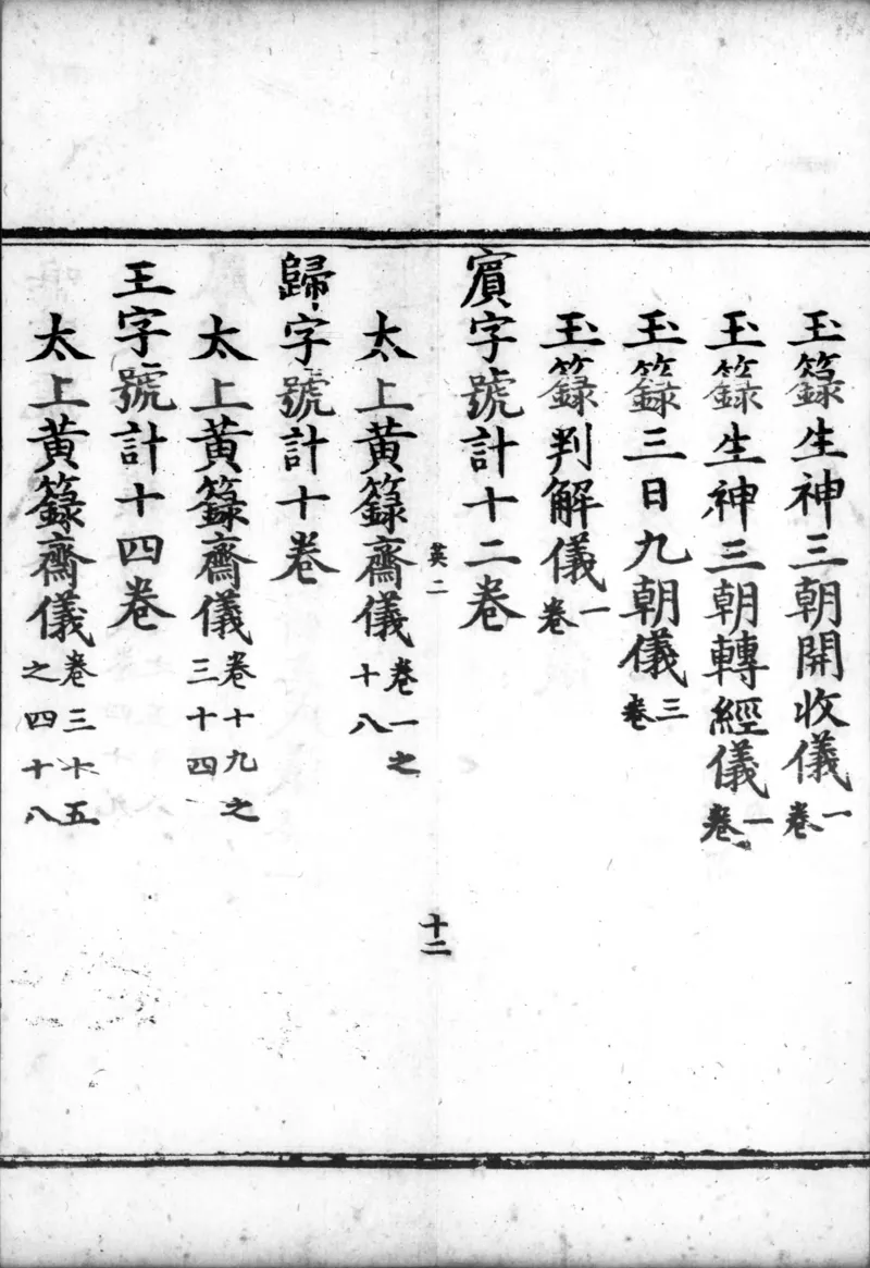 正统道藏.00.目录.明正统十年内府刊本.灰度胶片_绝版书_天涯系列_t涯_绝版古籍电子书合集（13大类）_道家_道藏（七套）