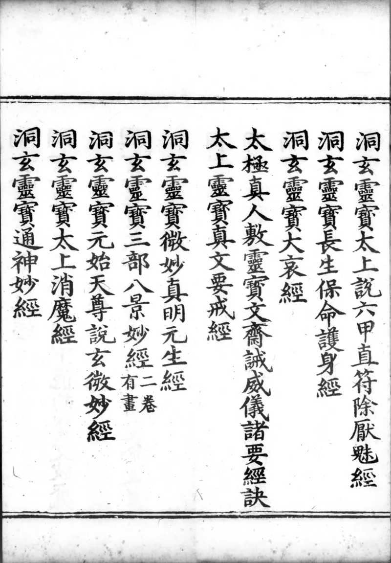 正统道藏.00.目录.明正统十年内府刊本.灰度胶片_绝版书_天涯系列_t涯_绝版古籍电子书合集（13大类）_道家_道藏（七套）