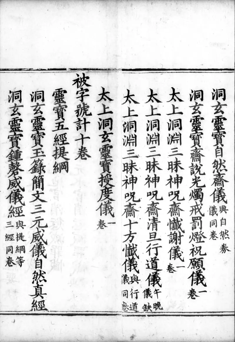 正统道藏.00.目录.明正统十年内府刊本.灰度胶片_绝版书_天涯系列_t涯_绝版古籍电子书合集（13大类）_道家_道藏（七套）