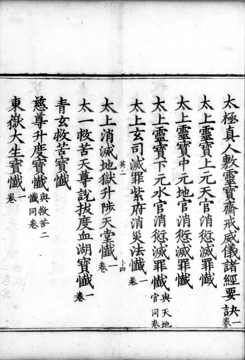 正统道藏.00.目录.明正统十年内府刊本.灰度胶片_绝版书_天涯系列_t涯_绝版古籍电子书合集（13大类）_道家_道藏（七套）