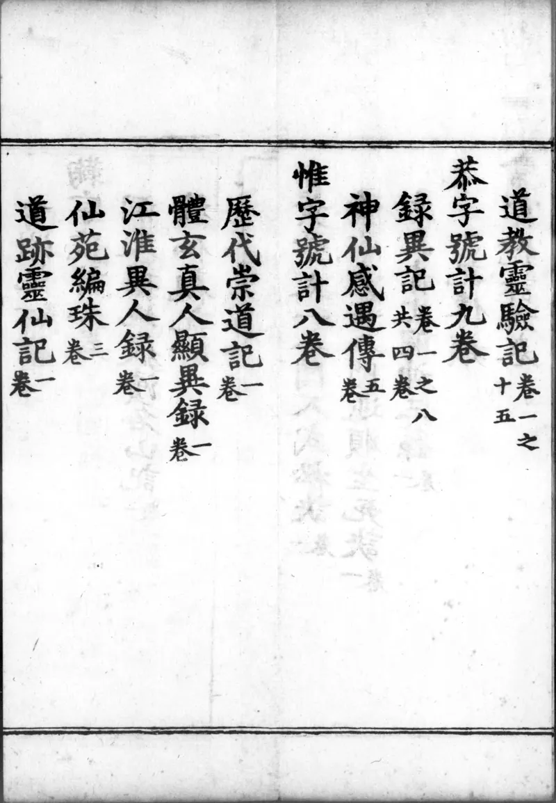 正统道藏.00.目录.明正统十年内府刊本.灰度胶片_绝版书_天涯系列_t涯_绝版古籍电子书合集（13大类）_道家_道藏（七套）