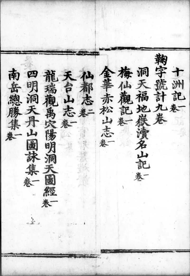 正统道藏.00.目录.明正统十年内府刊本.灰度胶片_绝版书_天涯系列_t涯_绝版古籍电子书合集（13大类）_道家_道藏（七套）