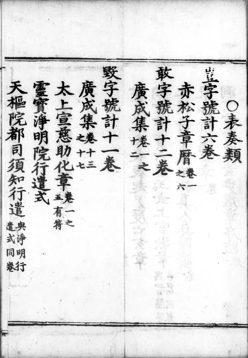 正统道藏.00.目录.明正统十年内府刊本.灰度胶片_绝版书_天涯系列_t涯_绝版古籍电子书合集（13大类）_道家_道藏（七套）