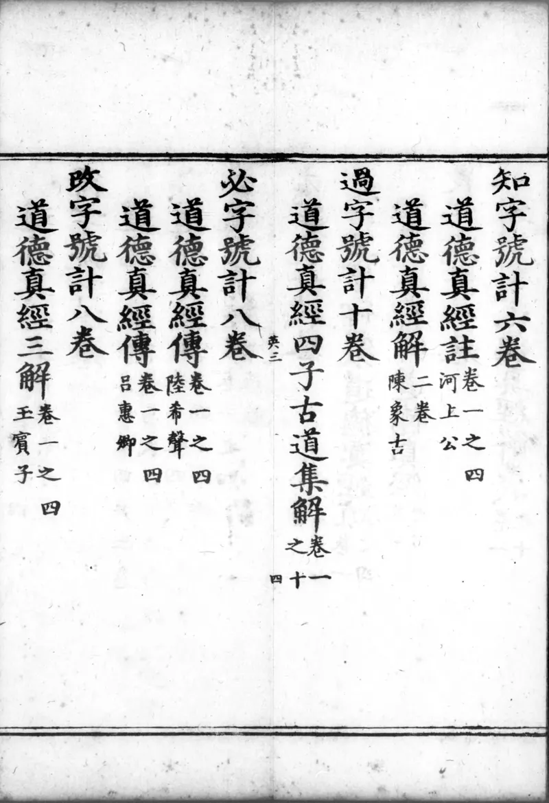 正统道藏.00.目录.明正统十年内府刊本.灰度胶片_绝版书_天涯系列_t涯_绝版古籍电子书合集（13大类）_道家_道藏（七套）