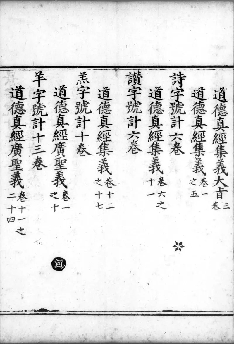 正统道藏.00.目录.明正统十年内府刊本.灰度胶片_绝版书_天涯系列_t涯_绝版古籍电子书合集（13大类）_道家_道藏（七套）