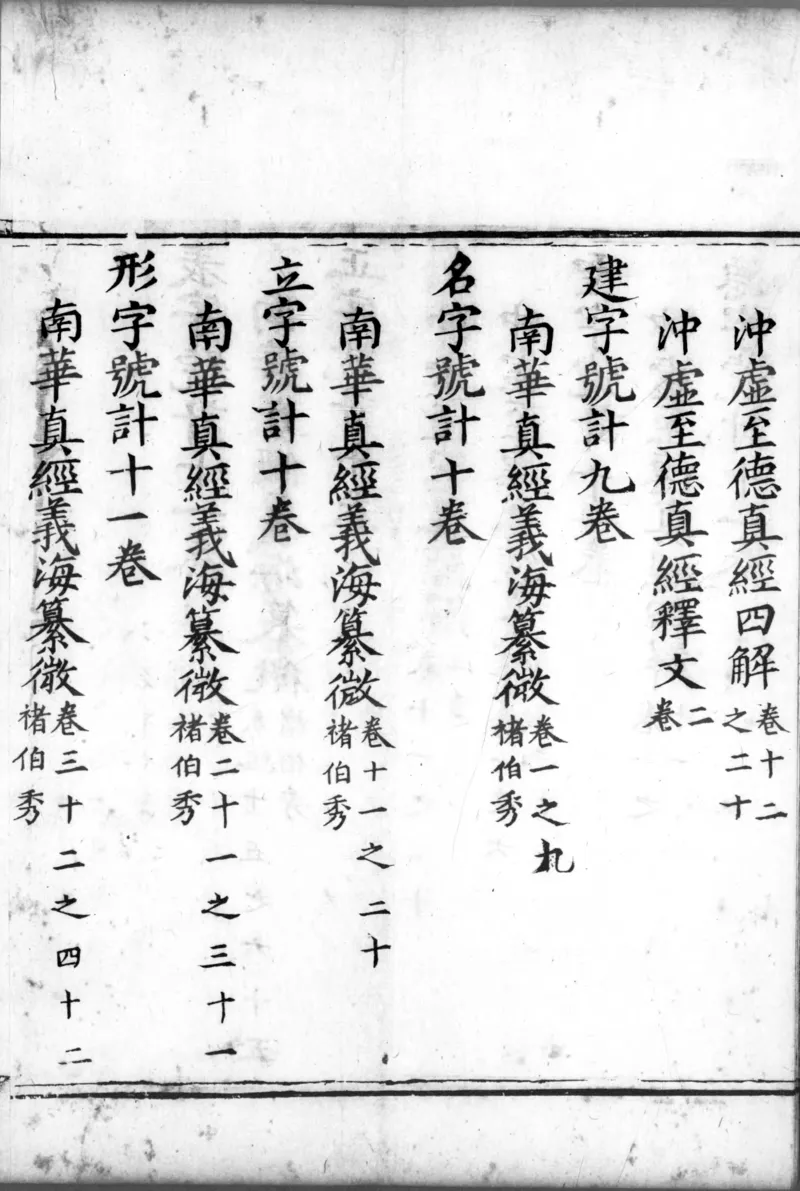 正统道藏.00.目录.明正统十年内府刊本.灰度胶片_绝版书_天涯系列_t涯_绝版古籍电子书合集（13大类）_道家_道藏（七套）