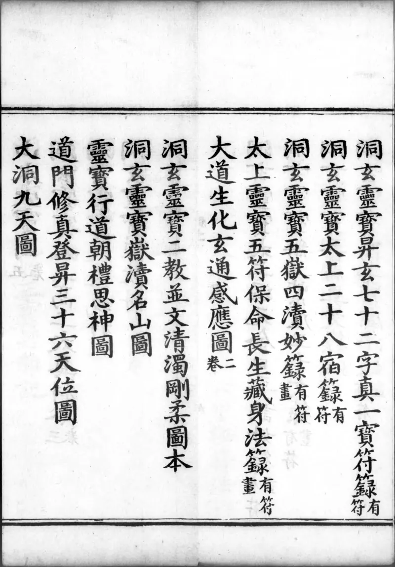 正统道藏.00.目录.明正统十年内府刊本.灰度胶片_绝版书_天涯系列_t涯_绝版古籍电子书合集（13大类）_道家_道藏（七套）