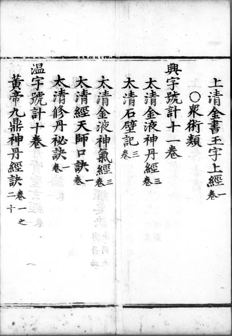 正统道藏.00.目录.明正统十年内府刊本.灰度胶片_绝版书_天涯系列_t涯_绝版古籍电子书合集（13大类）_道家_道藏（七套）