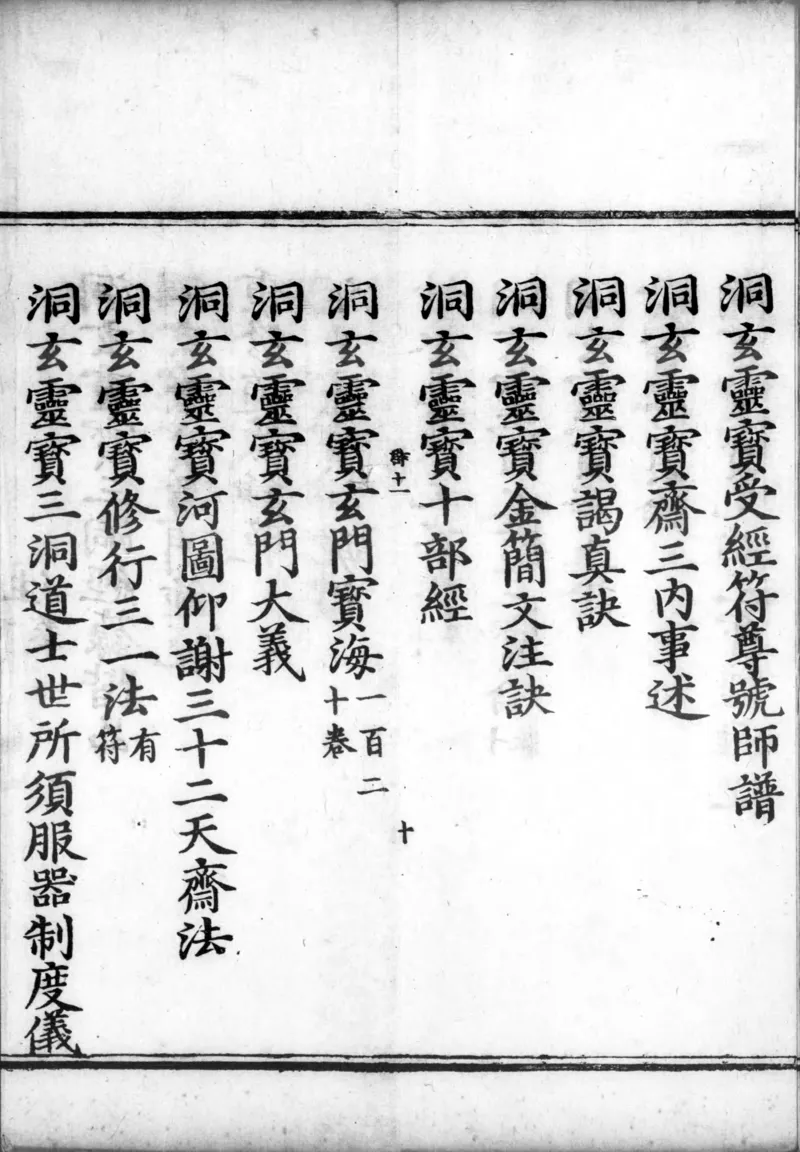 正统道藏.00.目录.明正统十年内府刊本.灰度胶片_绝版书_天涯系列_t涯_绝版古籍电子书合集（13大类）_道家_道藏（七套）