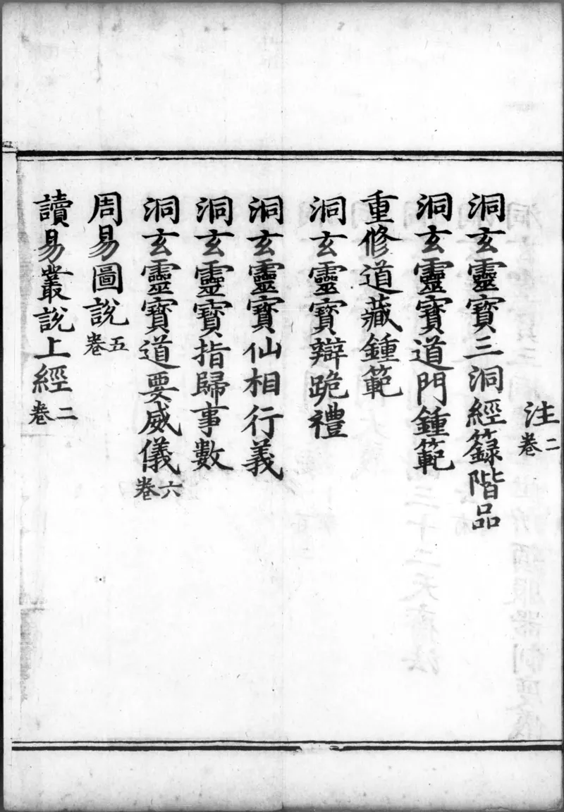 正统道藏.00.目录.明正统十年内府刊本.灰度胶片_绝版书_天涯系列_t涯_绝版古籍电子书合集（13大类）_道家_道藏（七套）