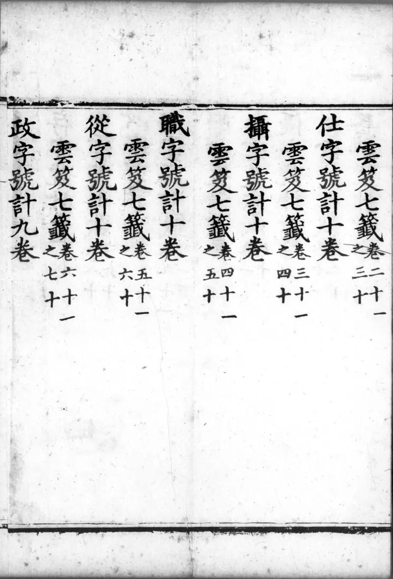 正统道藏.00.目录.明正统十年内府刊本.灰度胶片_绝版书_天涯系列_t涯_绝版古籍电子书合集（13大类）_道家_道藏（七套）