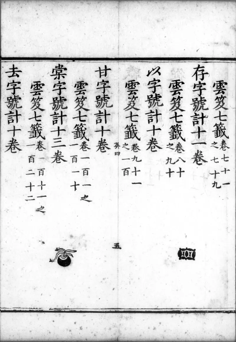 正统道藏.00.目录.明正统十年内府刊本.灰度胶片_绝版书_天涯系列_t涯_绝版古籍电子书合集（13大类）_道家_道藏（七套）