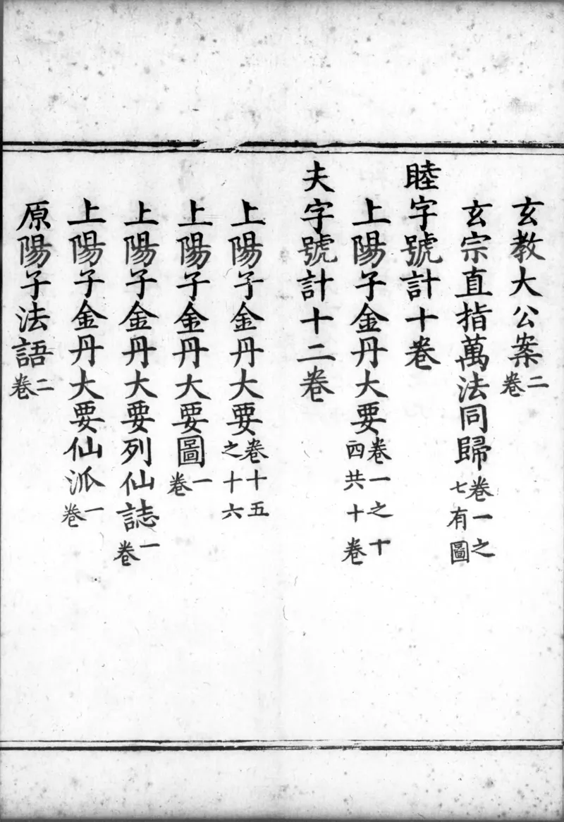 正统道藏.00.目录.明正统十年内府刊本.灰度胶片_绝版书_天涯系列_t涯_绝版古籍电子书合集（13大类）_道家_道藏（七套）