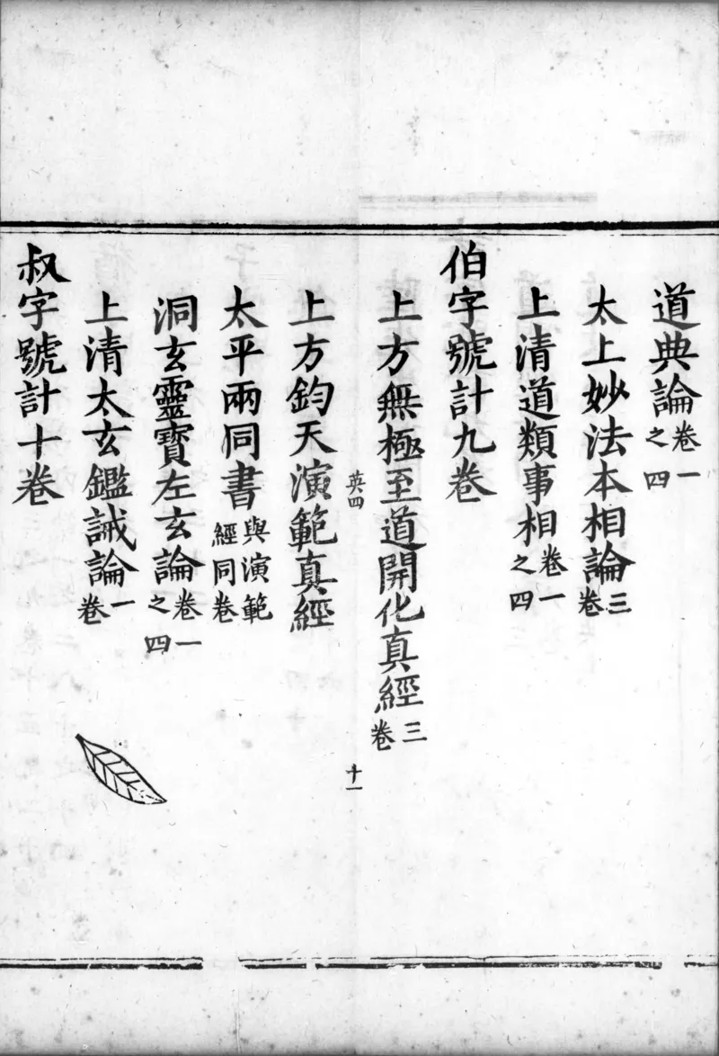 正统道藏.00.目录.明正统十年内府刊本.灰度胶片_绝版书_天涯系列_t涯_绝版古籍电子书合集（13大类）_道家_道藏（七套）