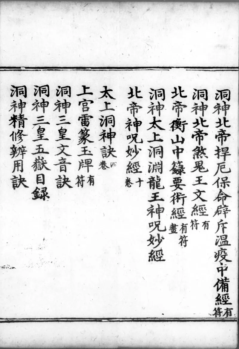 正统道藏.00.目录.明正统十年内府刊本.灰度胶片_绝版书_天涯系列_t涯_绝版古籍电子书合集（13大类）_道家_道藏（七套）