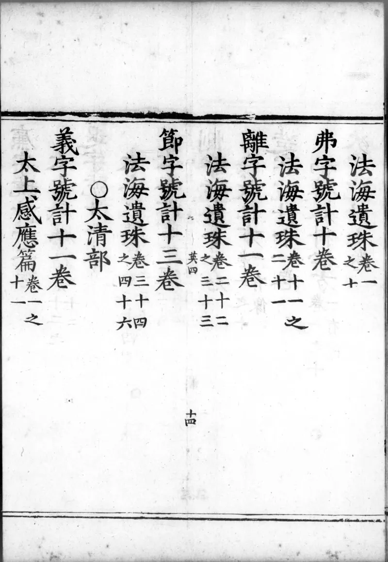 正统道藏.00.目录.明正统十年内府刊本.灰度胶片_绝版书_天涯系列_t涯_绝版古籍电子书合集（13大类）_道家_道藏（七套）