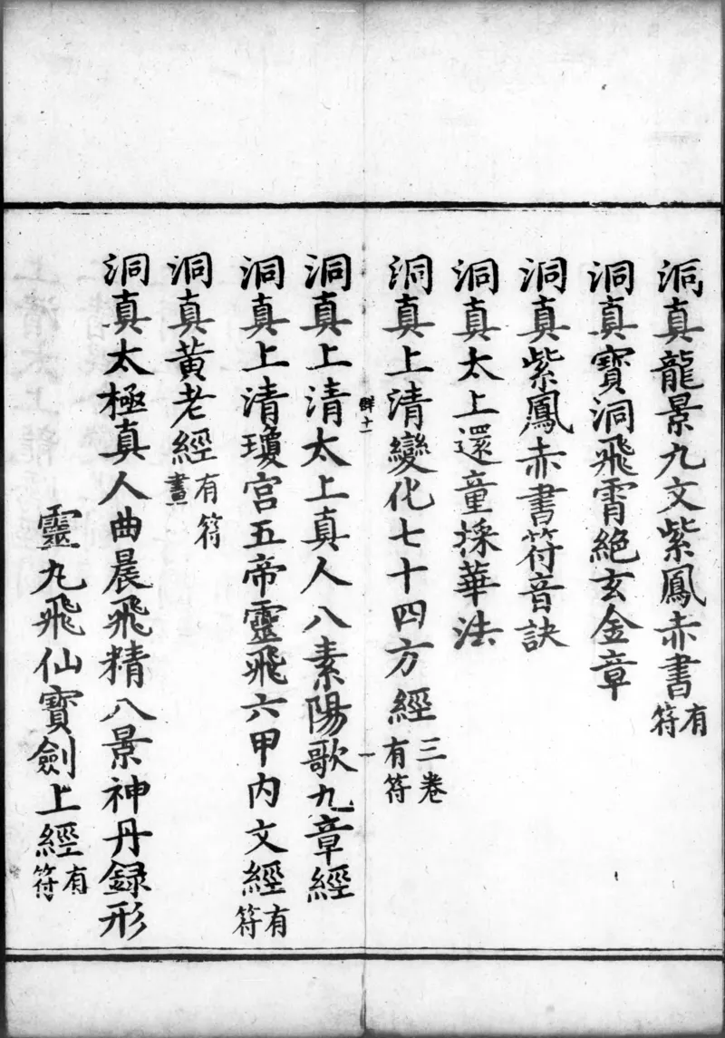 正统道藏.00.目录.明正统十年内府刊本.灰度胶片_绝版书_天涯系列_t涯_绝版古籍电子书合集（13大类）_道家_道藏（七套）