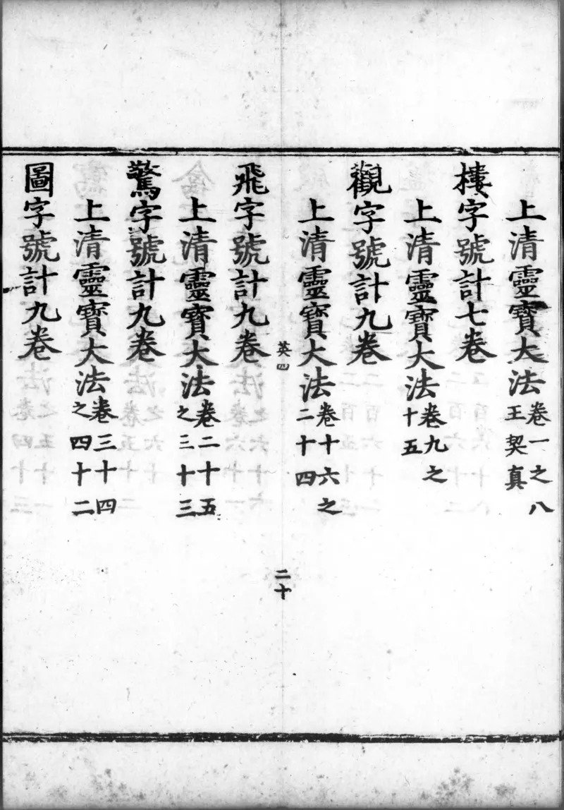 正统道藏.00.目录.明正统十年内府刊本.灰度胶片_绝版书_天涯系列_t涯_绝版古籍电子书合集（13大类）_道家_道藏（七套）