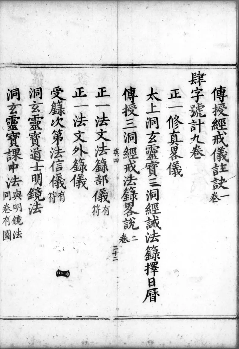 正统道藏.00.目录.明正统十年内府刊本.灰度胶片_绝版书_天涯系列_t涯_绝版古籍电子书合集（13大类）_道家_道藏（七套）