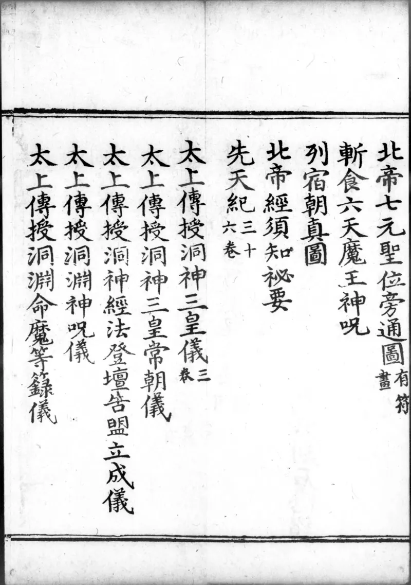 正统道藏.00.目录.明正统十年内府刊本.灰度胶片_绝版书_天涯系列_t涯_绝版古籍电子书合集（13大类）_道家_道藏（七套）