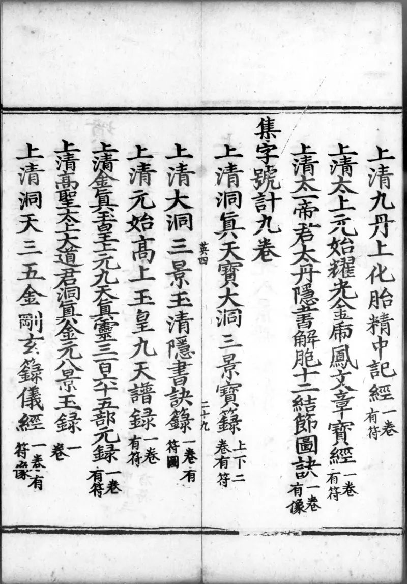 正统道藏.00.目录.明正统十年内府刊本.灰度胶片_绝版书_天涯系列_t涯_绝版古籍电子书合集（13大类）_道家_道藏（七套）