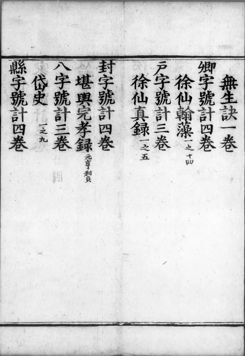 正统道藏.00.目录.明正统十年内府刊本.灰度胶片_绝版书_天涯系列_t涯_绝版古籍电子书合集（13大类）_道家_道藏（七套）