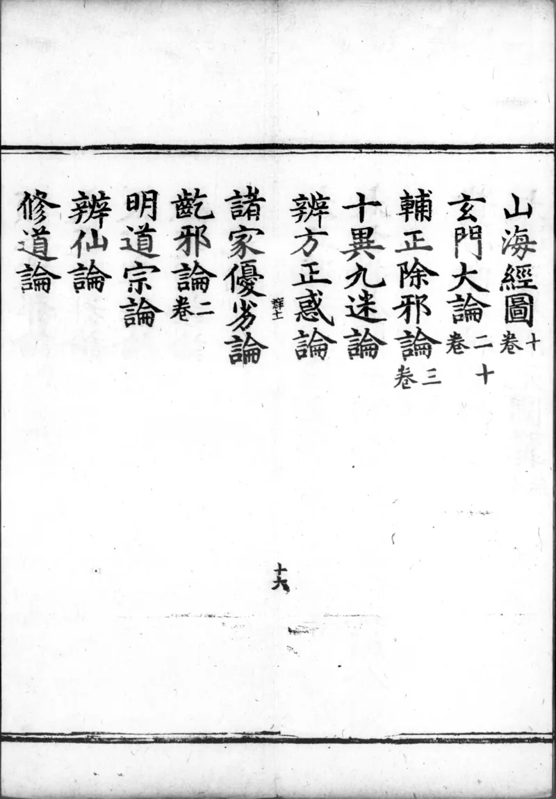 正统道藏.00.目录.明正统十年内府刊本.灰度胶片_绝版书_天涯系列_t涯_绝版古籍电子书合集（13大类）_道家_道藏（七套）