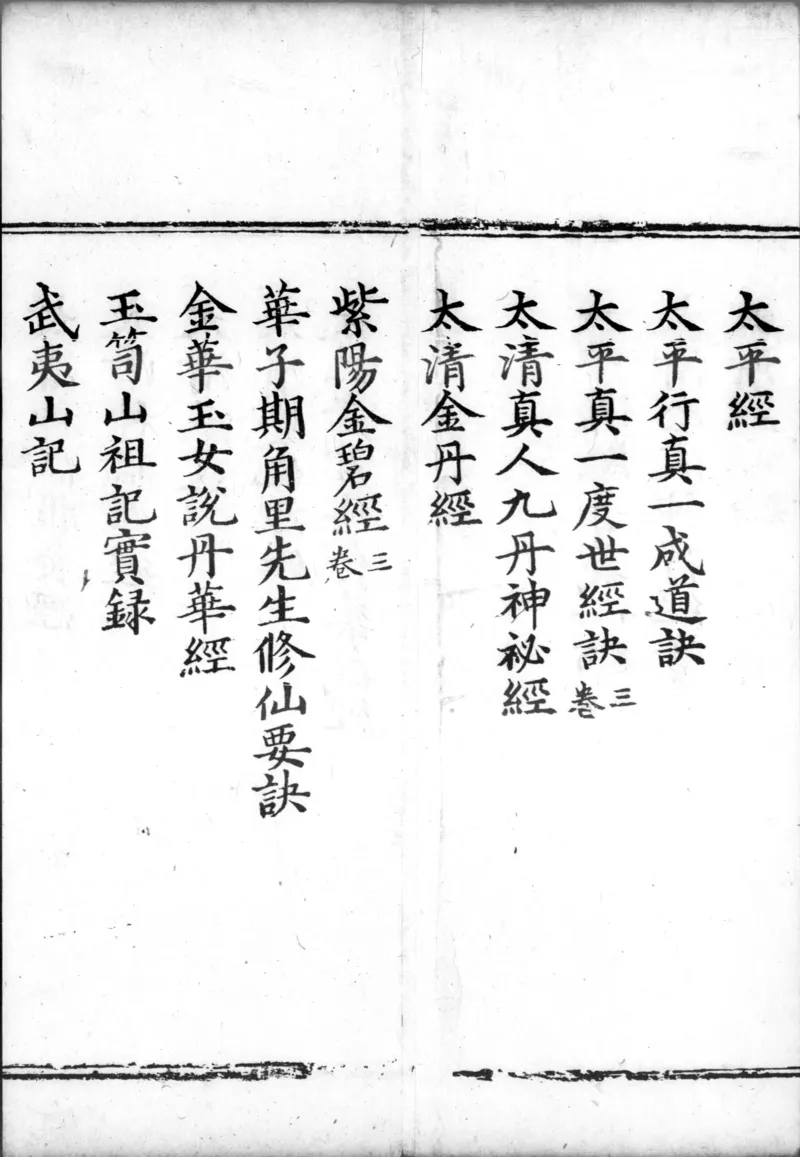 正统道藏.00.目录.明正统十年内府刊本.灰度胶片_绝版书_天涯系列_t涯_绝版古籍电子书合集（13大类）_道家_道藏（七套）