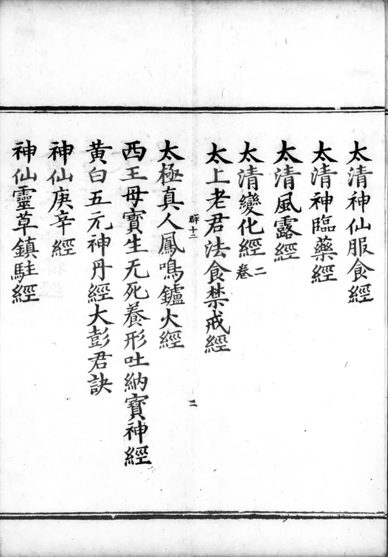 正统道藏.00.目录.明正统十年内府刊本.灰度胶片_绝版书_天涯系列_t涯_绝版古籍电子书合集（13大类）_道家_道藏（七套）