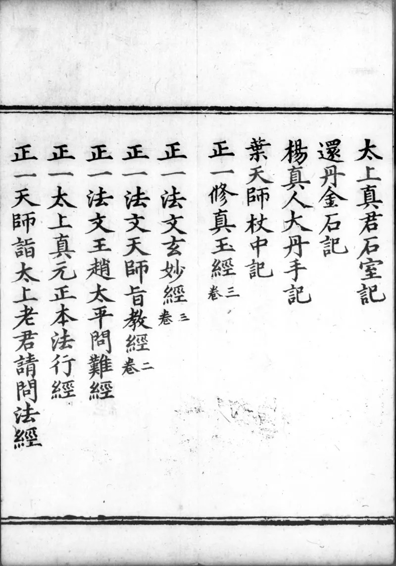 正统道藏.00.目录.明正统十年内府刊本.灰度胶片_绝版书_天涯系列_t涯_绝版古籍电子书合集（13大类）_道家_道藏（七套）