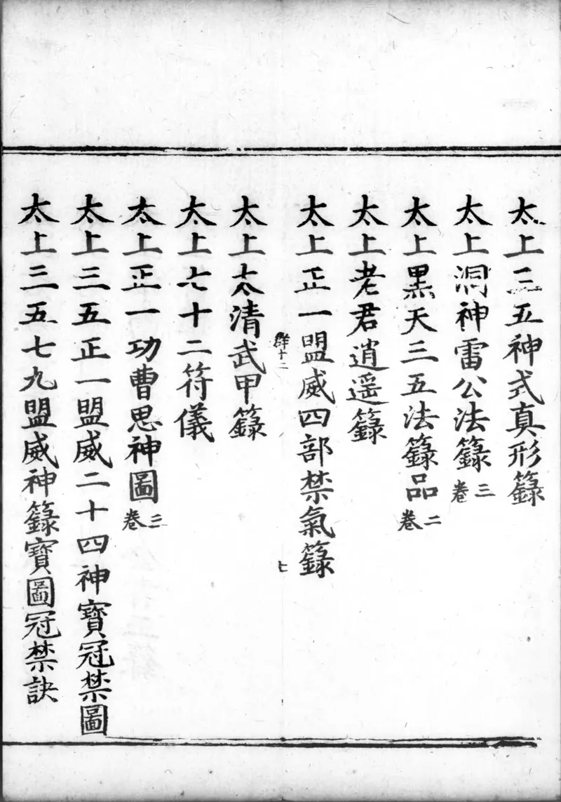 正统道藏.00.目录.明正统十年内府刊本.灰度胶片_绝版书_天涯系列_t涯_绝版古籍电子书合集（13大类）_道家_道藏（七套）