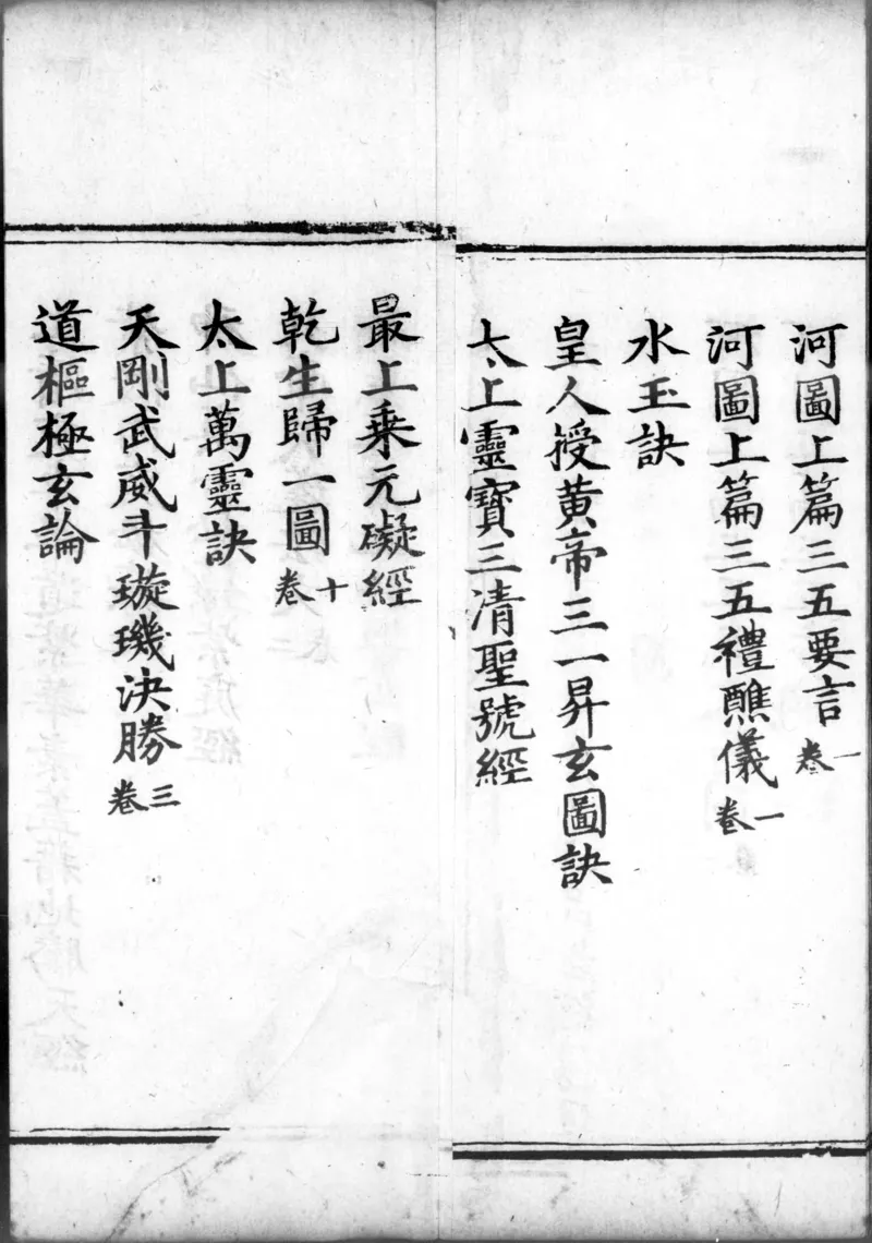 正统道藏.00.目录.明正统十年内府刊本.灰度胶片_绝版书_天涯系列_t涯_绝版古籍电子书合集（13大类）_道家_道藏（七套）