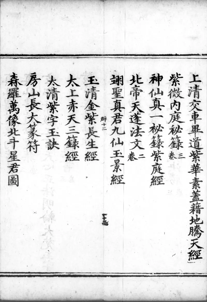 正统道藏.00.目录.明正统十年内府刊本.灰度胶片_绝版书_天涯系列_t涯_绝版古籍电子书合集（13大类）_道家_道藏（七套）