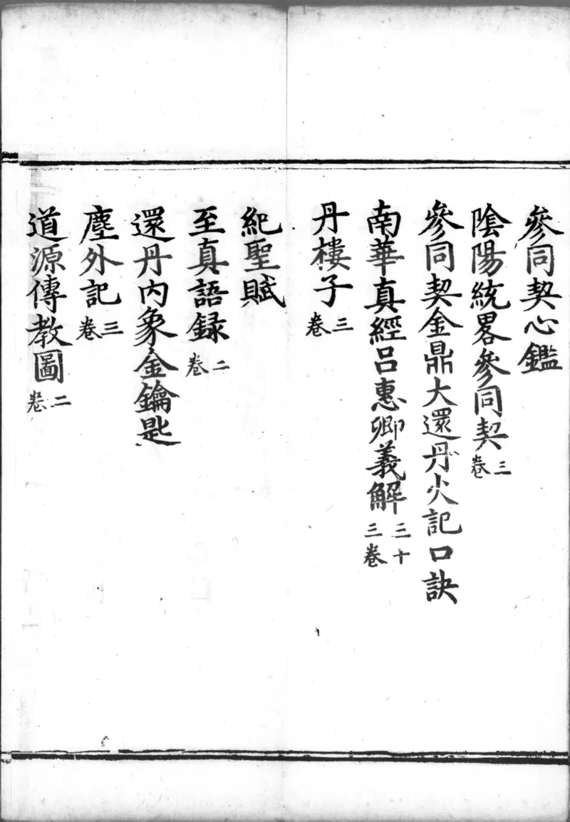 正统道藏.00.目录.明正统十年内府刊本.灰度胶片_绝版书_天涯系列_t涯_绝版古籍电子书合集（13大类）_道家_道藏（七套）