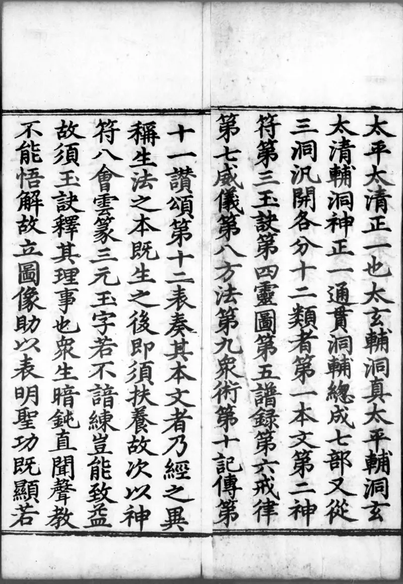 正统道藏.00.目录.明正统十年内府刊本.灰度胶片_绝版书_天涯系列_t涯_绝版古籍电子书合集（13大类）_道家_道藏（七套）