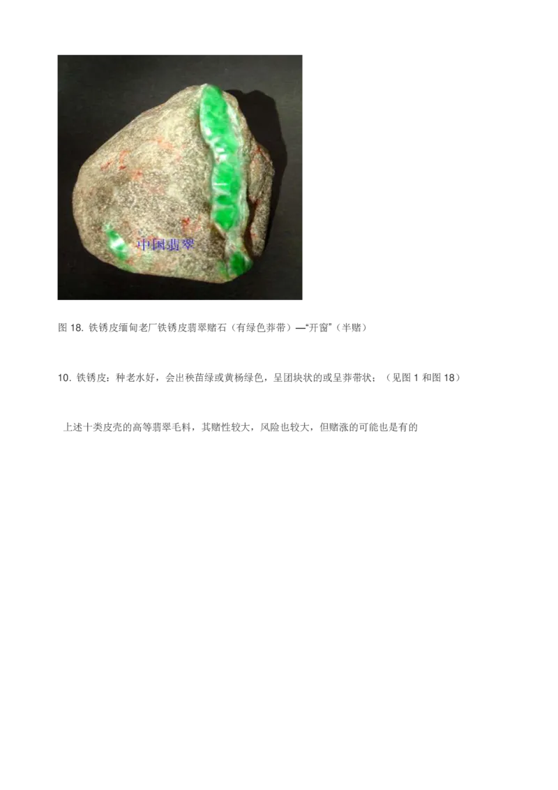 翡翠赌石知识的学习_X018-玉石珠宝鉴定教程最新合集_8、玉石翡翠鉴定与投资电子资料_赌石专题