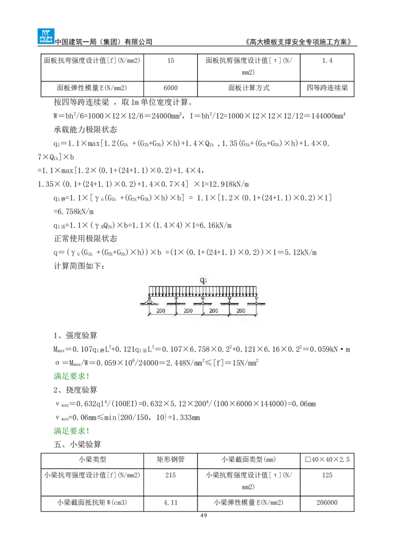 龙泉驿区污水处理厂高大模板支撑安全专项施工方案_2020年公司级优秀施组方案