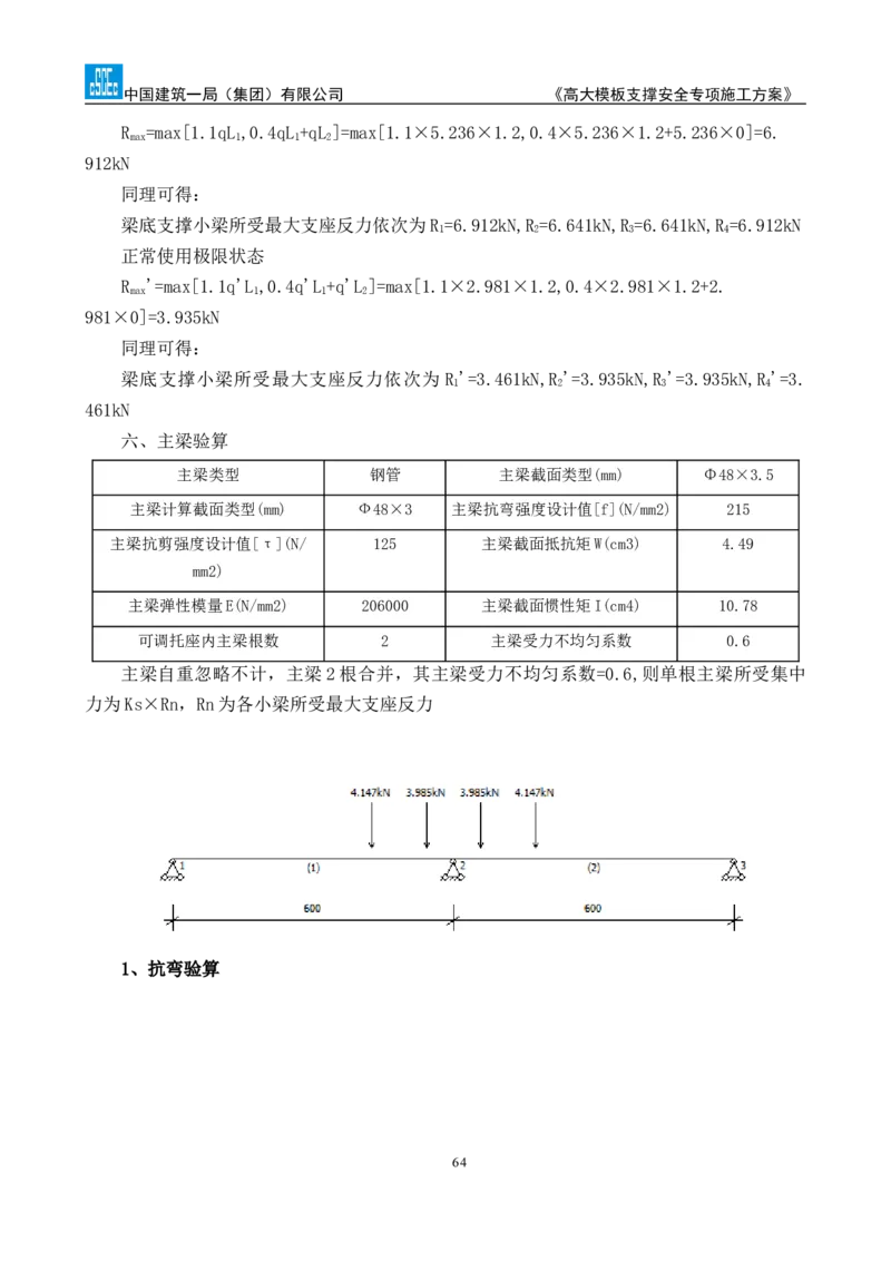 龙泉驿区污水处理厂高大模板支撑安全专项施工方案_2020年公司级优秀施组方案
