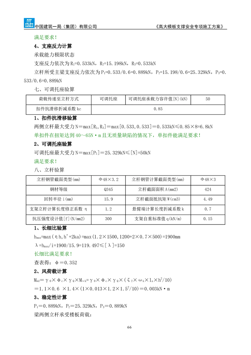 龙泉驿区污水处理厂高大模板支撑安全专项施工方案_2020年公司级优秀施组方案