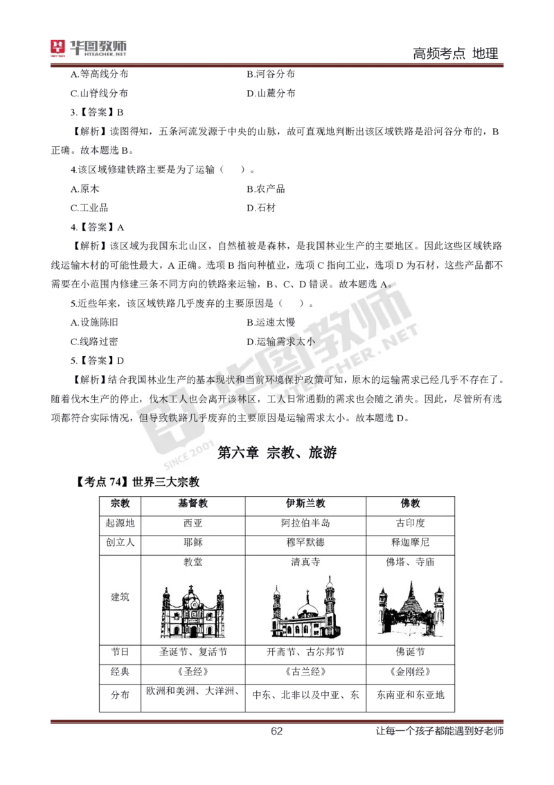 2、中学地理考点笔记2_教资_33教资笔试历年真题汇总（科一+科二+科三）_科三真题_02高中科三各科电子资料包合集_地理（资料文档）_高中地理_03科三考点笔记