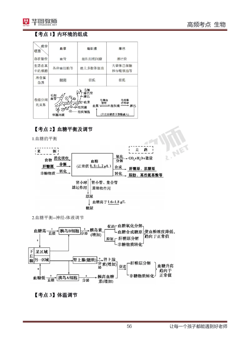 中学生物高频考点_教资_33教资笔试历年真题汇总（科一+科二+科三）_科三真题_02初中科三各科电子资料包合集_生物（资料文档）_初中生物_03高频考点及笔记