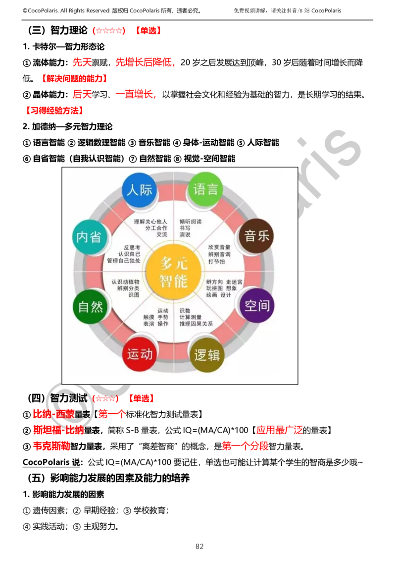 0125下小学科二CocoPolarisの教育知识与能力学习讲义_教资_初高中2026教资_25下教师资格证_9.2025下教资Coco中小学科一科二_coco教资_25下小学科二CocoPolarisの小学教育知识与能力笔记