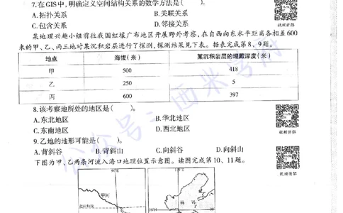 18年下-高中地理-真题及答案解析_教资_25下资料合集二_25下最新科三知识点汇编+思维导图-高中_13.地理_02.历年真题
